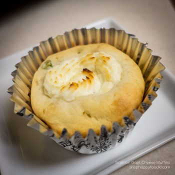 Yummy Experiment #10: Scallion Goat Cheese Muffins