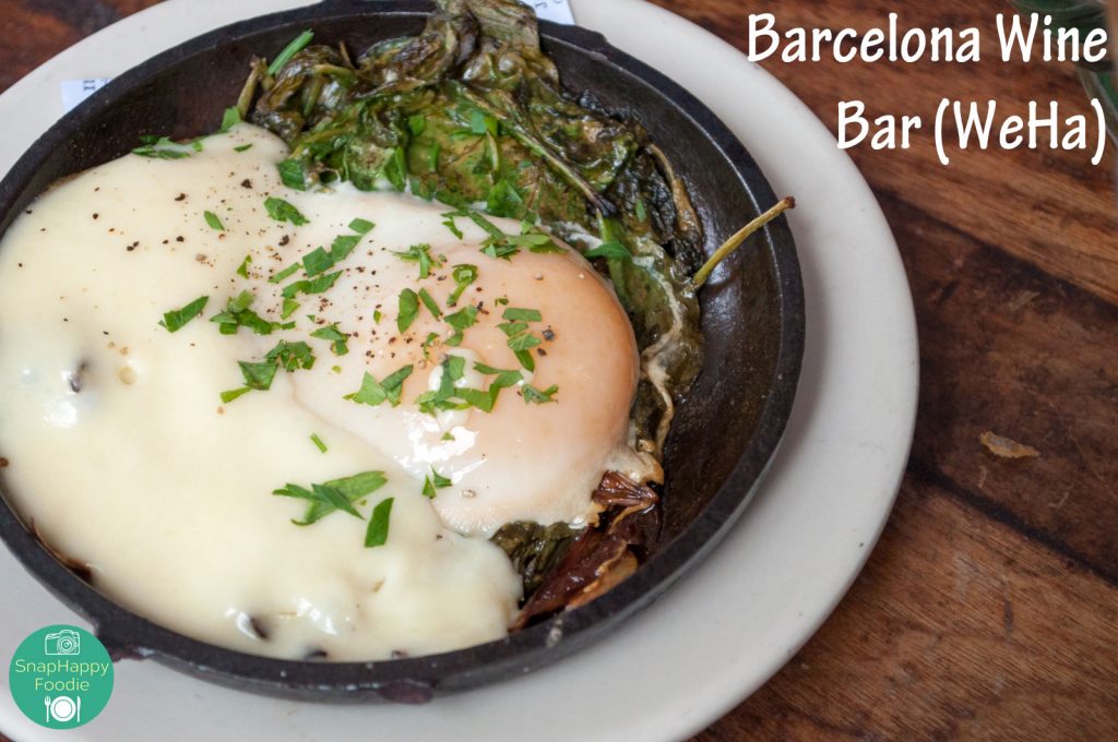 Huevos a la Flamenca with Spinach, Manchego and Baked Egg