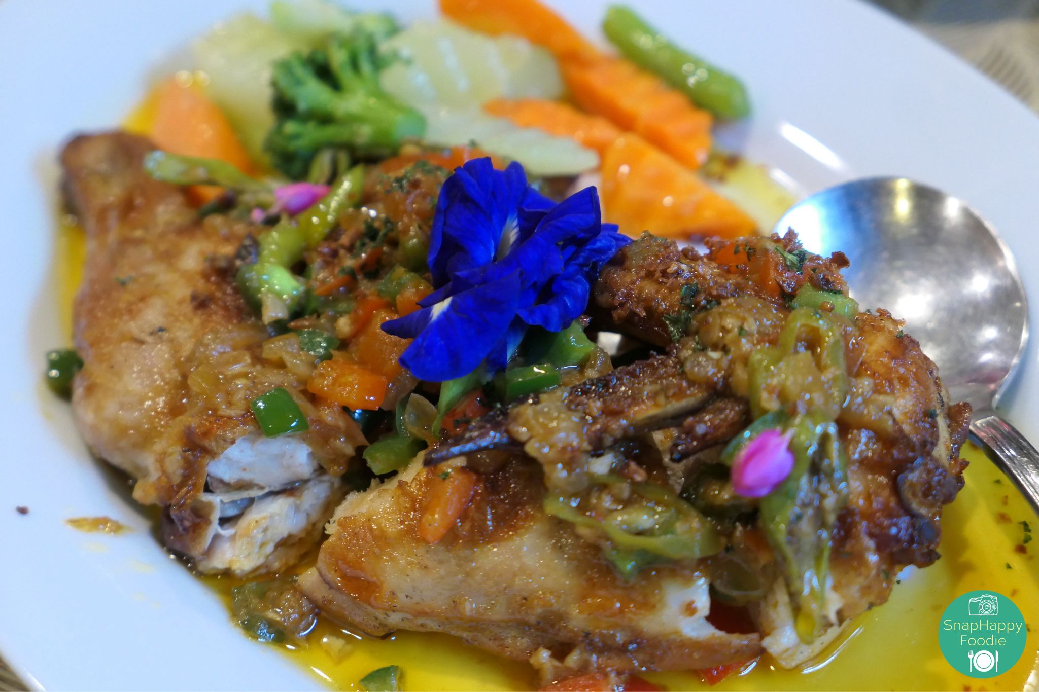 Roast Half Spring Chicken al Ajillo